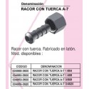 RACOR CON TUERCA A-7 3/ 4X20