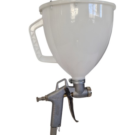 Pistola corcho por gravedad Kripxe. Depósito 5 L