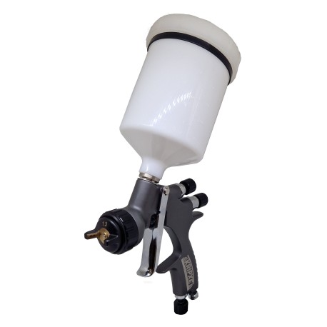 Pistola para automoción y muebles de alta calidad. Pulverizado homogéneo